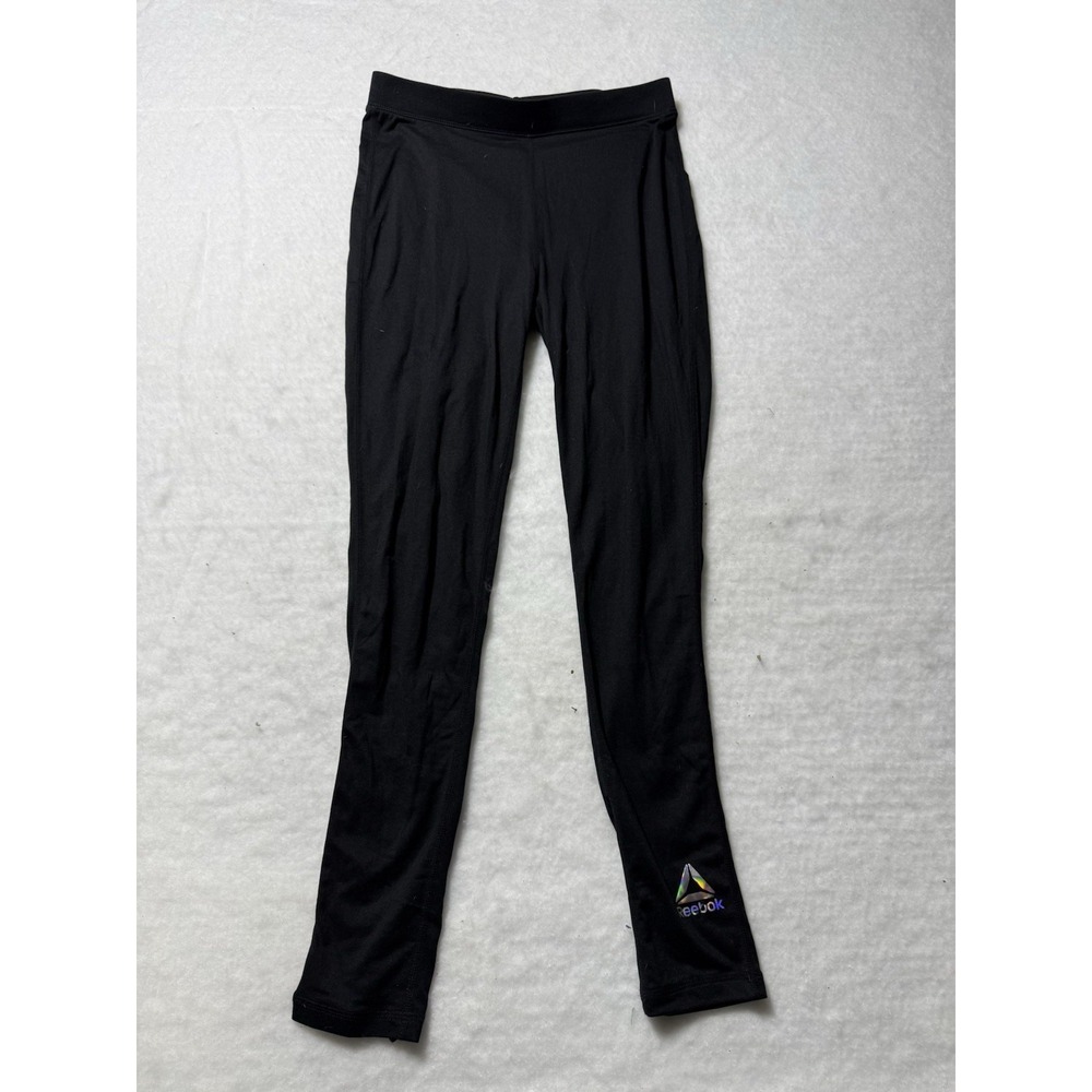 Reebok Women's Black Compression Leggings Size Small Athletic Workout Running
